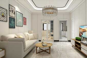 张家界现代风格-客厅