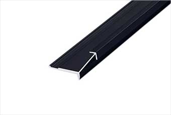 张家界航空纤维墙咔铝合金阳角线（哑黑氧化）